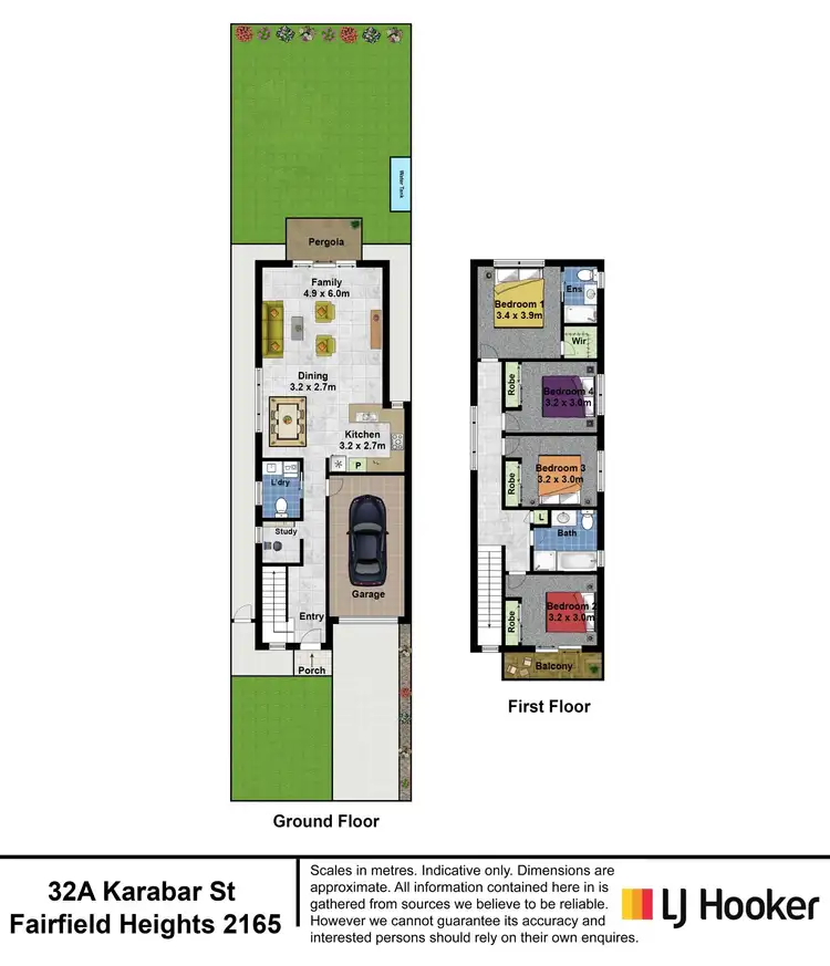 Floorplan of Homely house listing, 32A Karabar Street, Fairfield Heights NSW 2165
