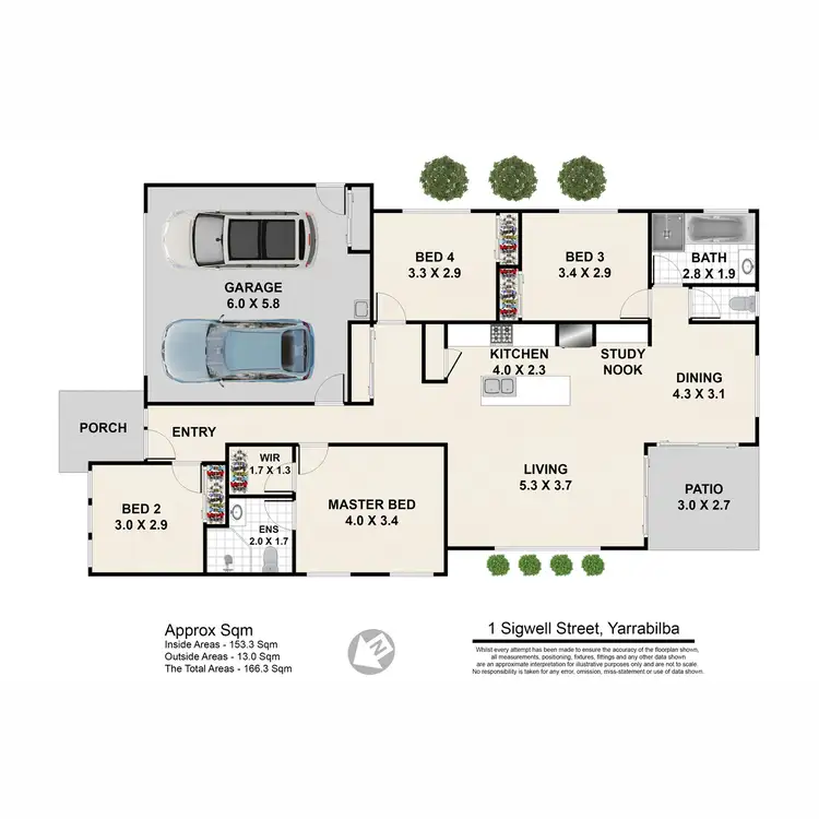 Floorplan of Homely house listing, 1 Sigwell Street, Yarrabilba QLD 4207