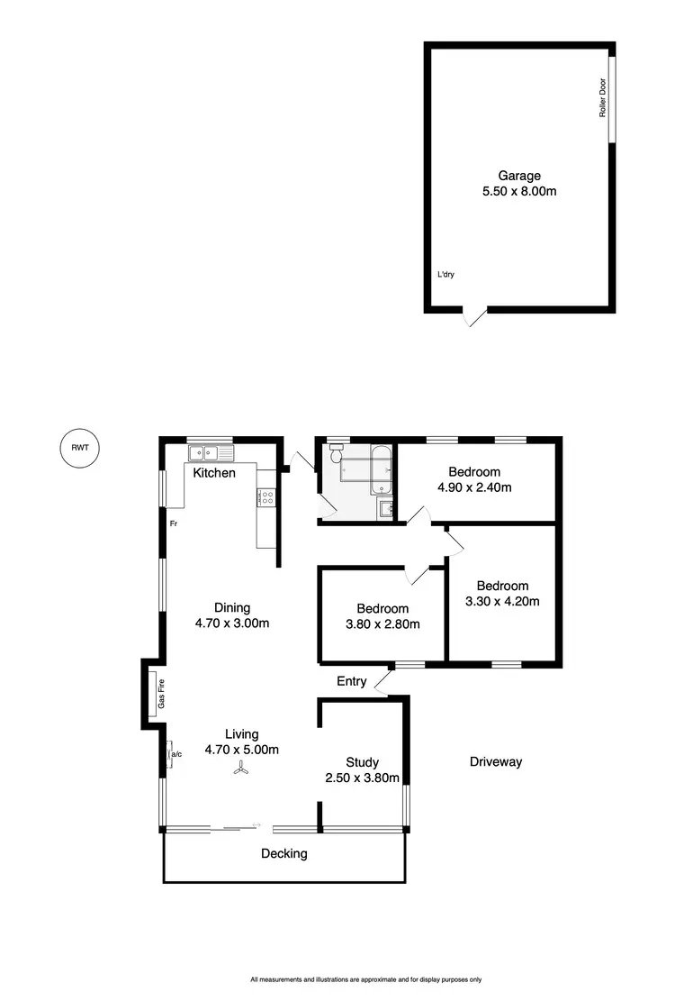 Floorplan of Homely house listing, 11 Adamson Street, Hayborough SA 5211
