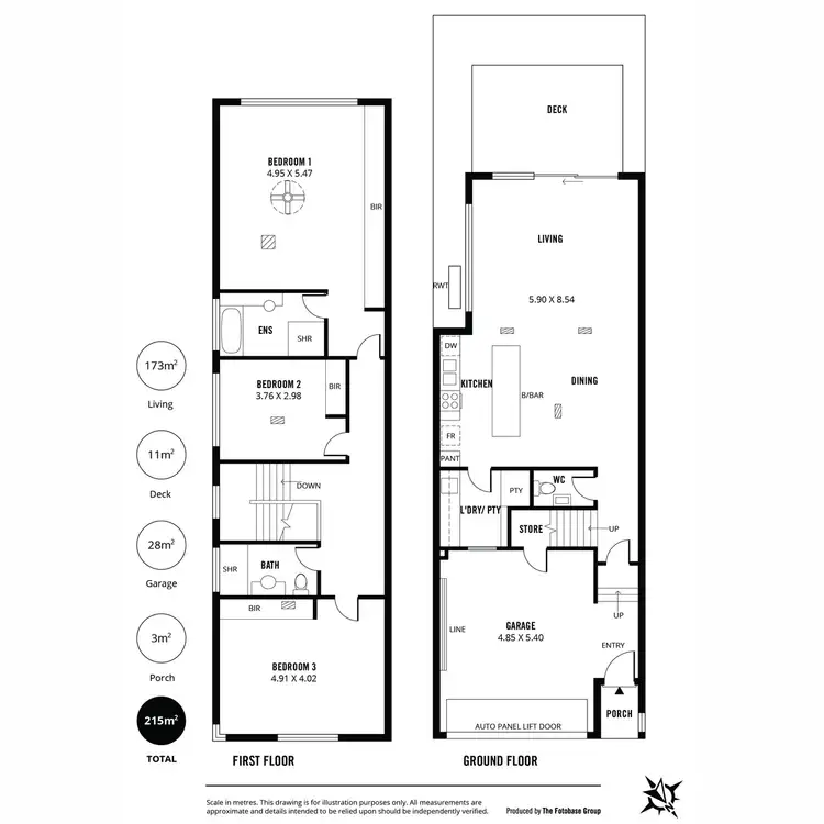 Floorplan of Homely townhouse listing, 22B Beyer Street, Norwood SA 5067