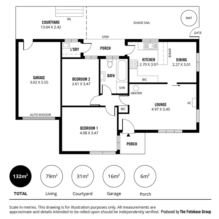 Floorplan of Homely unit listing, 1/37 Williams Avenue, St Morris SA 5068