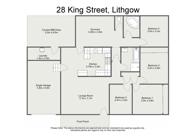 Floorplan of Homely house listing, 28 King Street, Lithgow NSW 2790