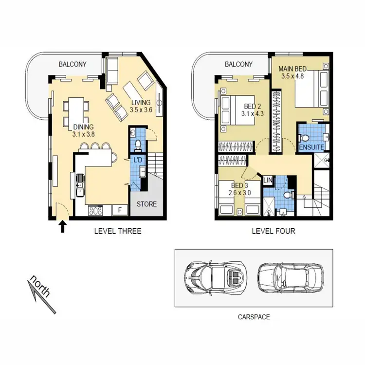 Floorplan of Homely apartment listing, 28/14 Jefferson Lane, Palm Beach QLD 4221