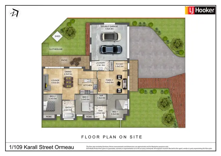 Floorplan of Homely house listing, 1/109 Karall Street, Ormeau QLD 4208