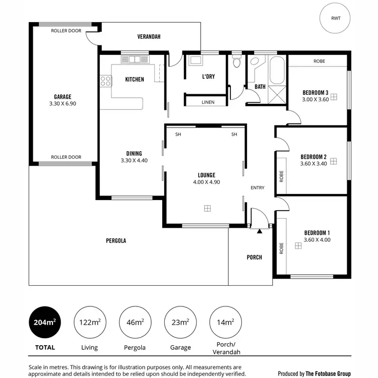 Floorplan of Homely house listing, 3 Horizon Road, Salisbury North SA 5108