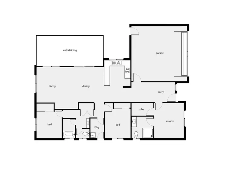 Floorplan of Homely house listing, 6 Brian Street, Brinsmead QLD 4870
