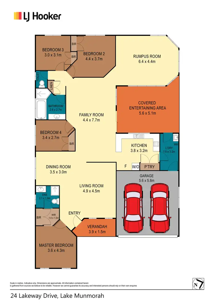 Floorplan of Homely house listing, 24 Lakeway Drive, Lake Munmorah NSW 2259