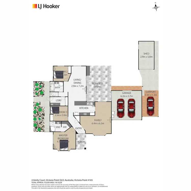Floorplan of Homely house listing, 4 Amity Court, Victoria Point QLD 4165