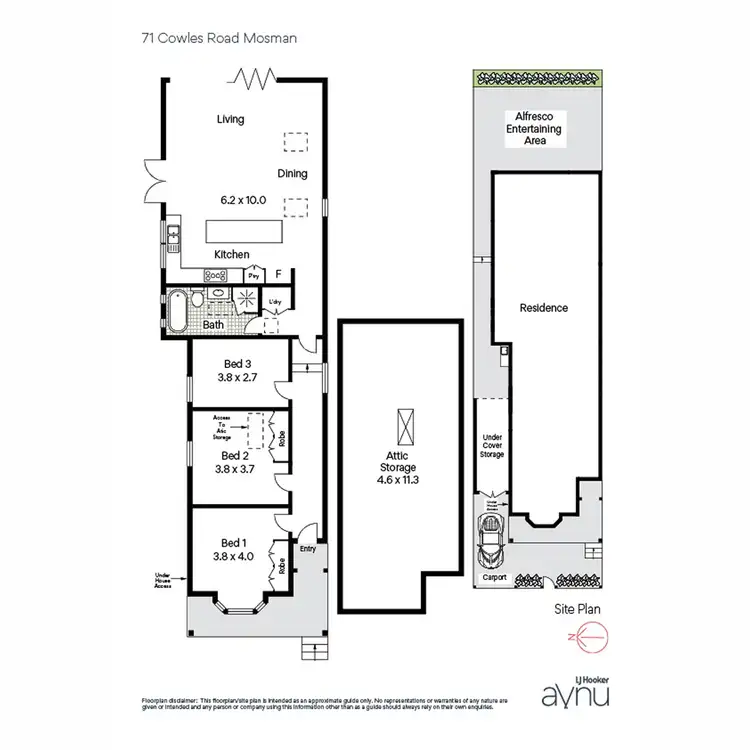 Floorplan of Homely house listing, 71 Cowles Road, Mosman NSW 2088