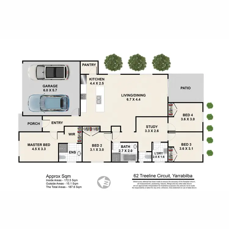 Floorplan of Homely house listing, 62 Treeline Circuit, Yarrabilba QLD 4207
