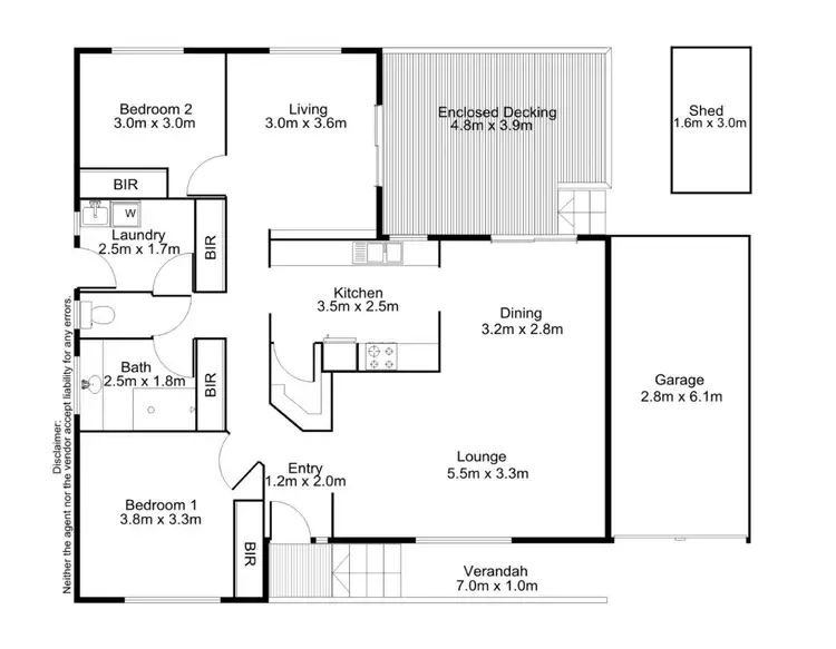 Floorplan of Homely unit listing, Unit 4/24 Gardiner Street, Goolwa SA 5214
