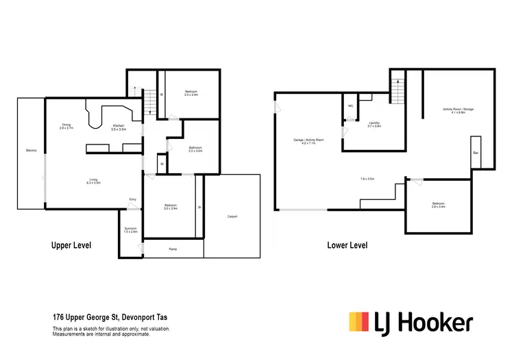 Floorplan of Homely house listing, 176 Upper George Street, Devonport TAS 7310
