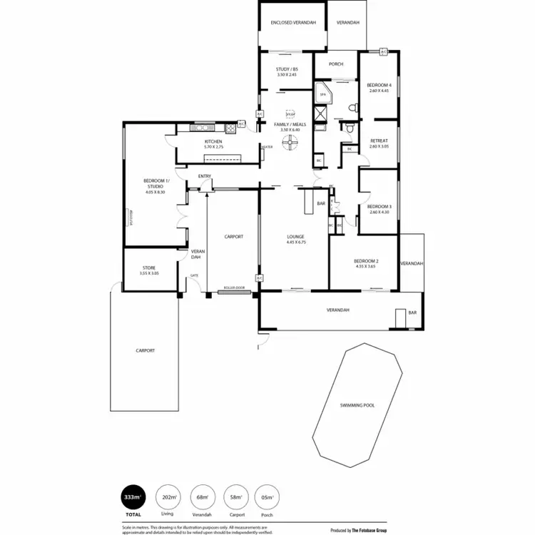 Floorplan of Homely house listing, 14-16 Berryman Drive, Modbury SA 5092