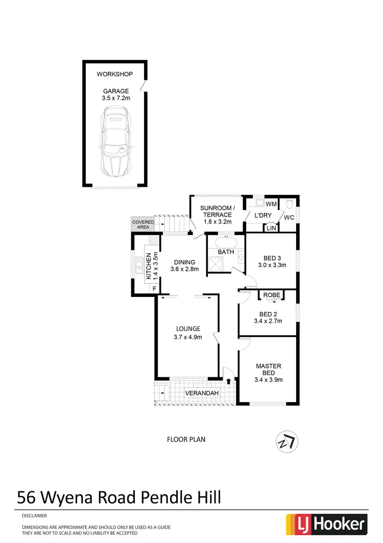 Floorplan of Homely house listing, 56 Wyena Road, Pendle Hill NSW 2145