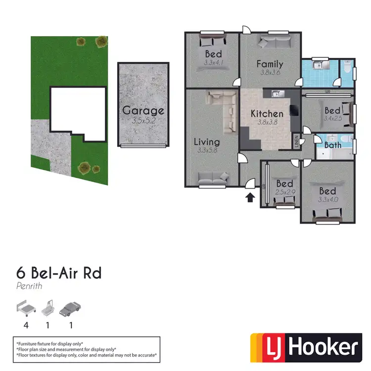 Floorplan of Homely house listing, 6 Bel-Air Road, Penrith NSW 2750
