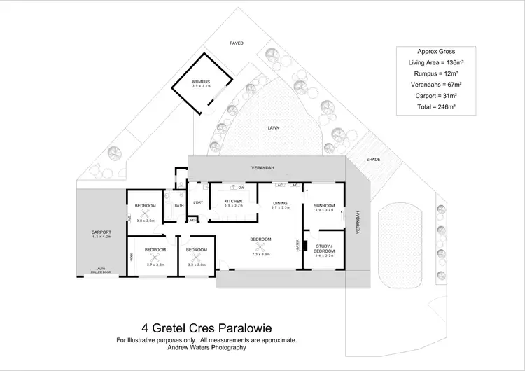 Floorplan of Homely house listing, 4 Gretel Crescent, Paralowie SA 5108