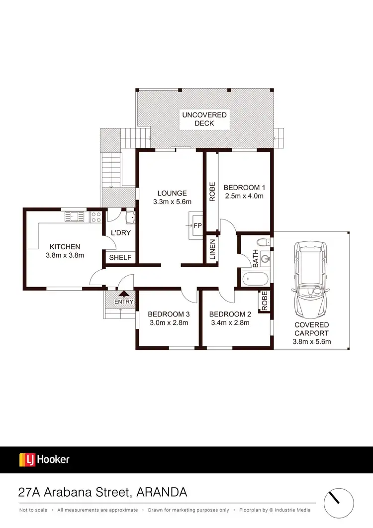 Floorplan of Homely house listing, 27A Arabana Street, Aranda ACT 2614