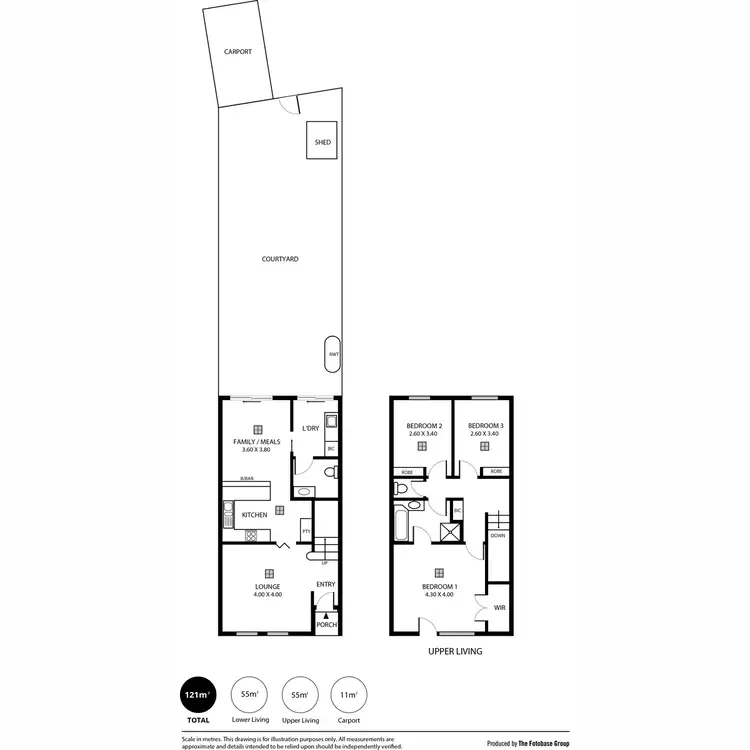 Floorplan of Homely townhouse listing, 2/1 Windsor Grove, Klemzig SA 5087