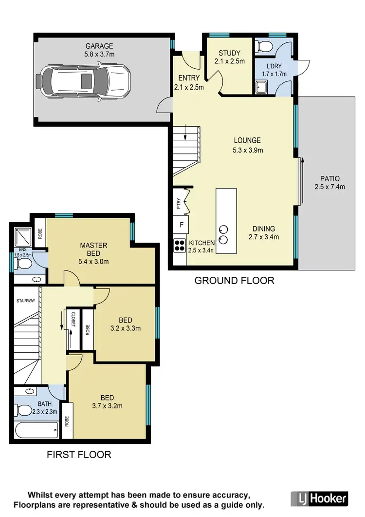 Floorplan of Homely townhouse listing, 1/36 Rodway Street, Zillmere QLD 4034