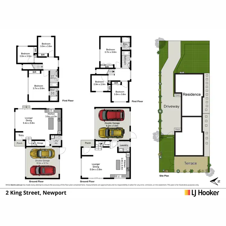 Floorplan of Homely townhouse listing, 2 King Street, Newport NSW 2106