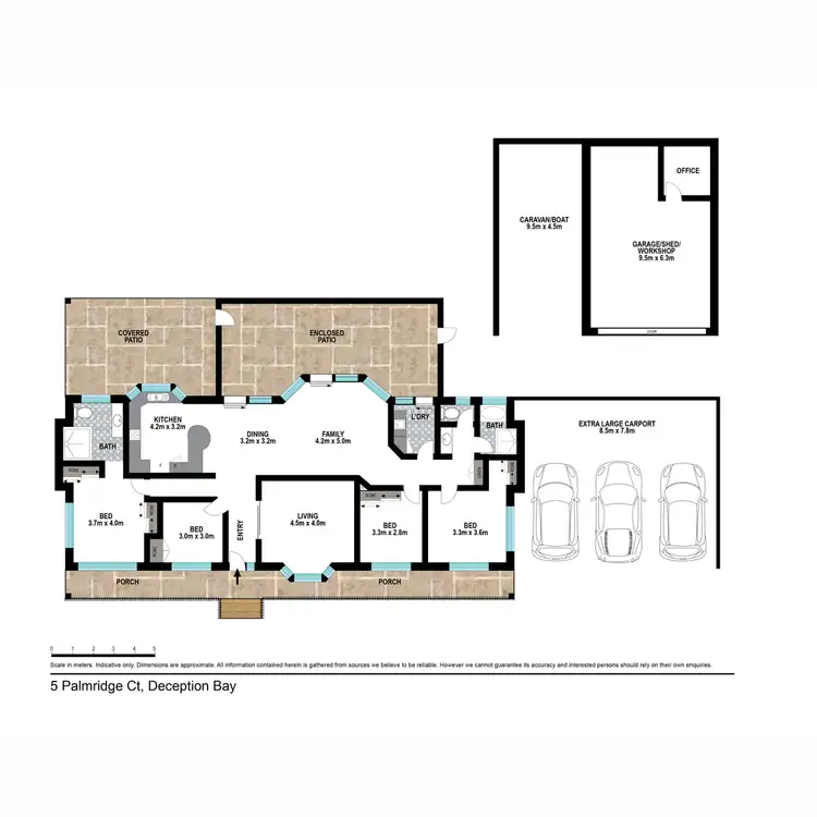 Floorplan of Homely house listing, 5 Palmridge Court, Deception Bay QLD 4508