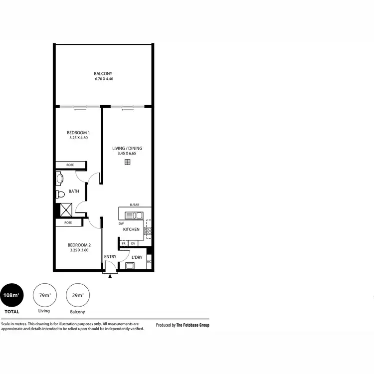 Floorplan of Homely unit listing, 107/30-34 Garden Terrace, Mawson Lakes SA 5095