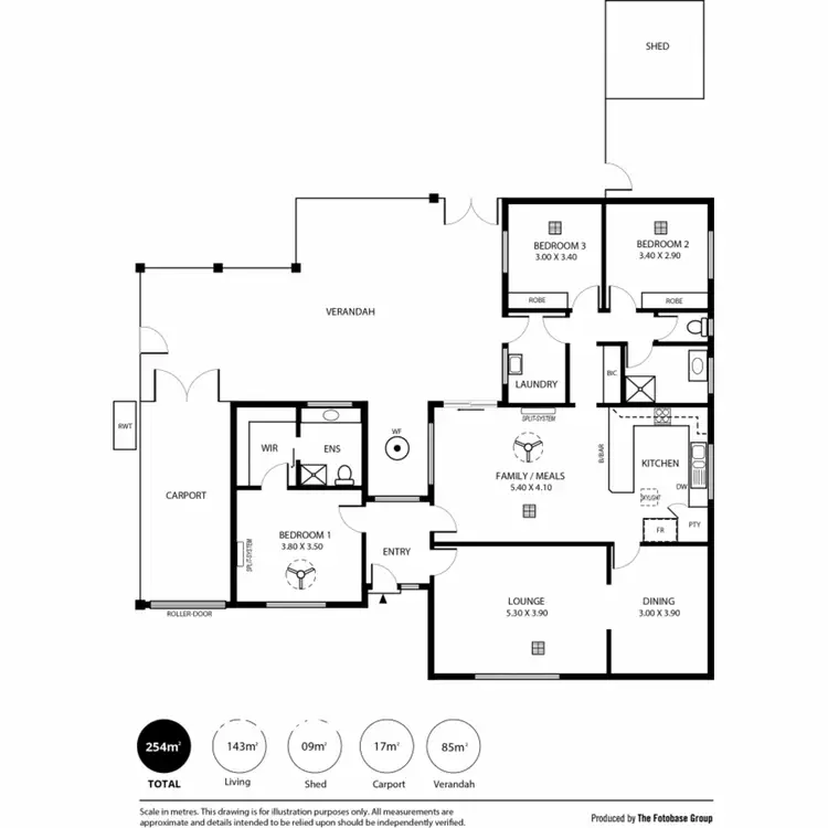 Floorplan of Homely house listing, 36 Duke Avenue, Para Hills SA 5096