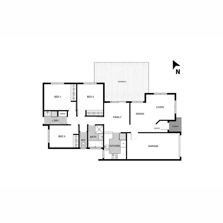 Floorplan of Homely house listing, 7 Saxby Close, Amaroo ACT 2914