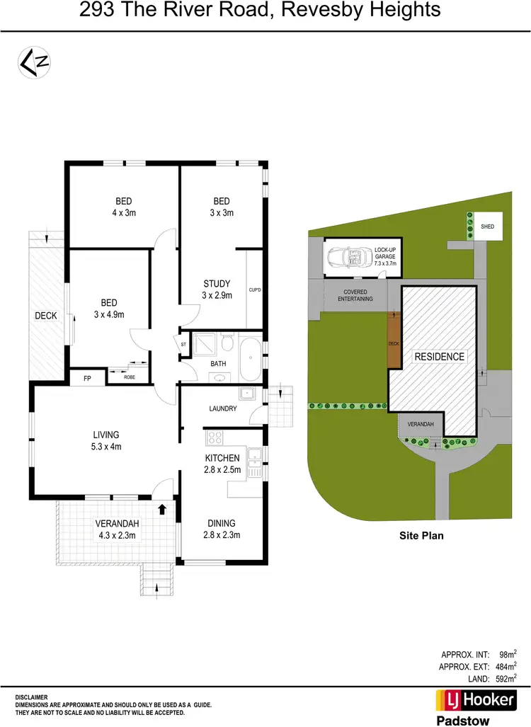 Floorplan of Homely house listing, 293 The River Road, Revesby Heights NSW 2212