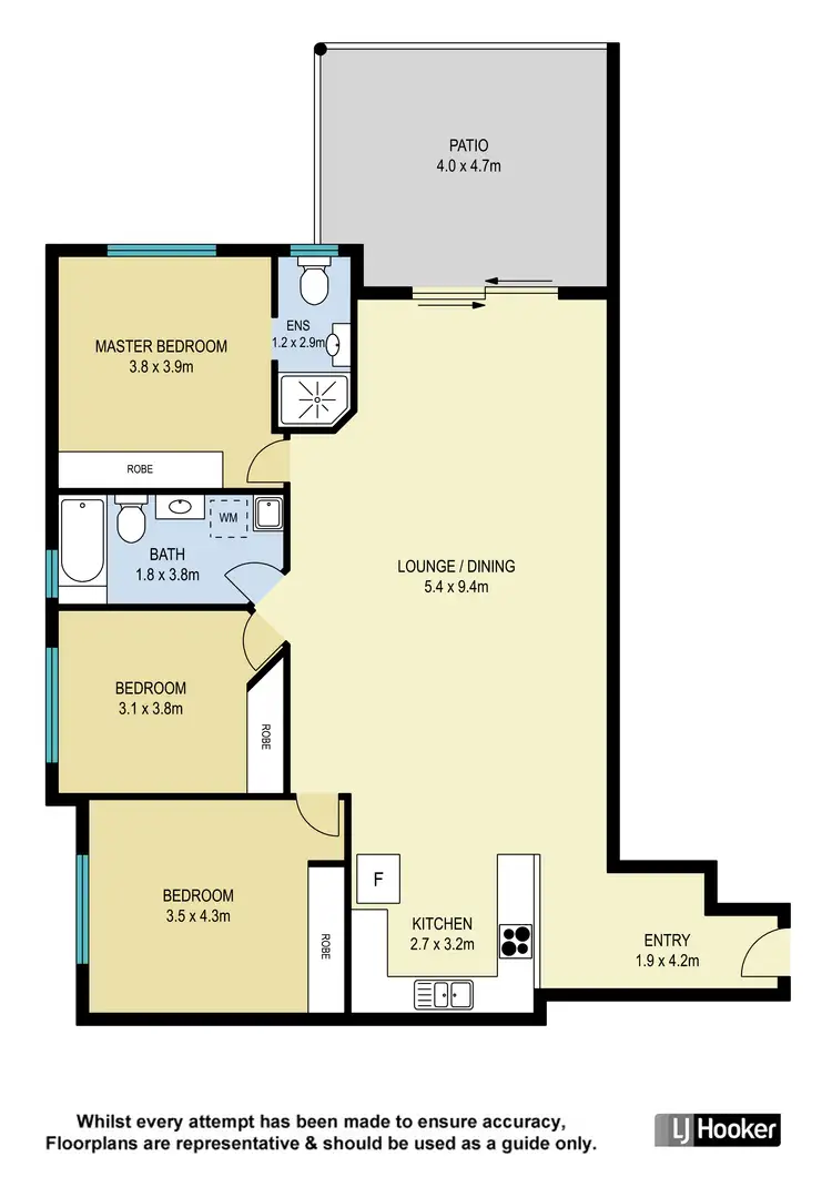 Floorplan of Homely unit listing, 8/84 Brookfield Road, Kedron QLD 4031