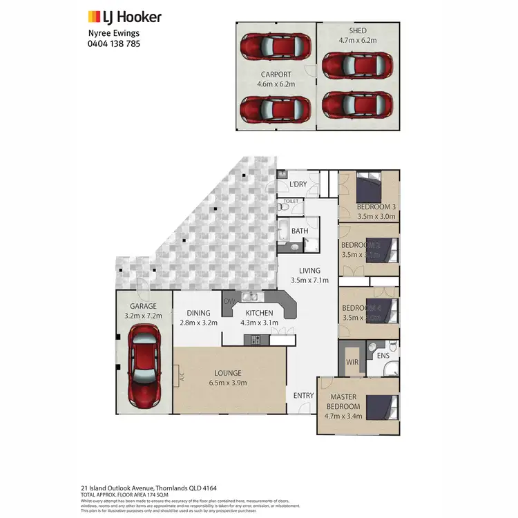 Floorplan of Homely house listing, 21 Island Outlook Avenue, Thornlands QLD 4164