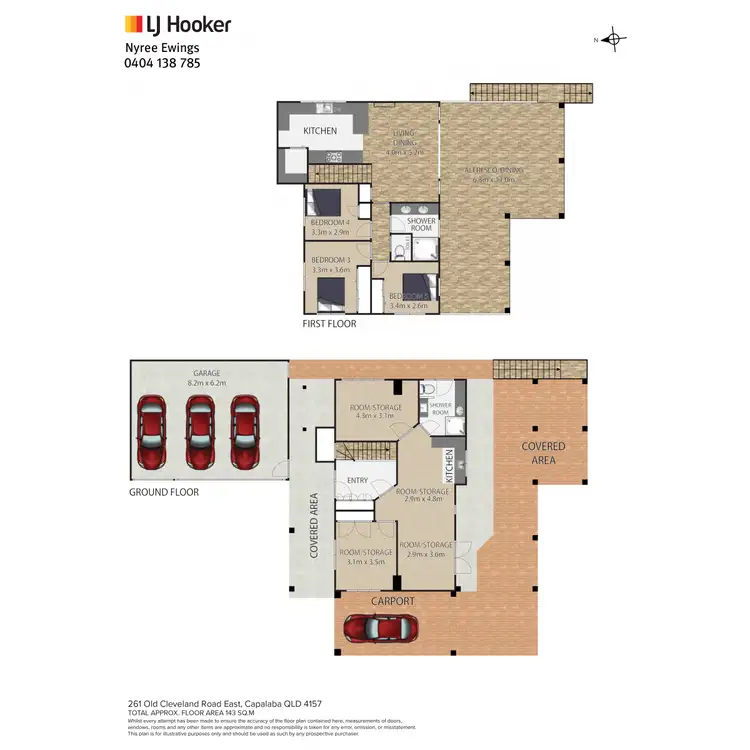 Floorplan of Homely house listing, 261 Old Cleveland Road East, Capalaba QLD 4157