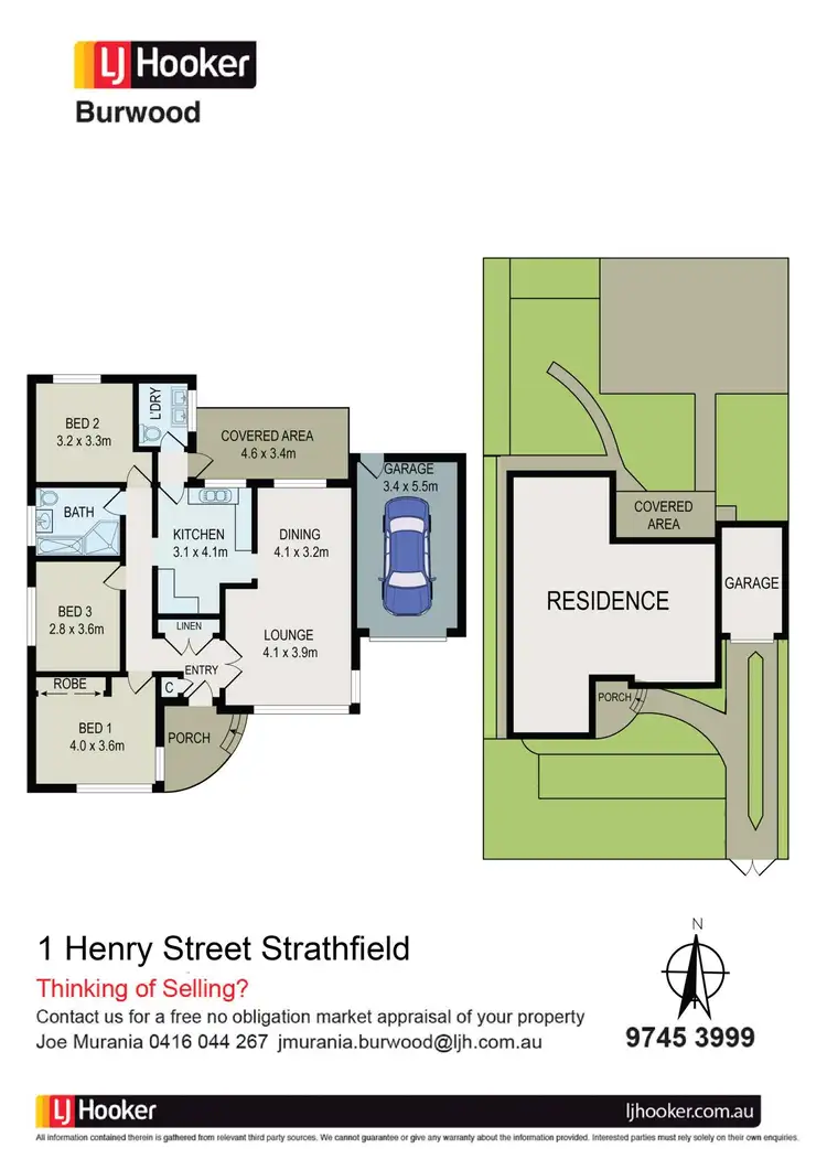 Floorplan of Homely house listing, 1 Henry Street, Strathfield NSW 2135