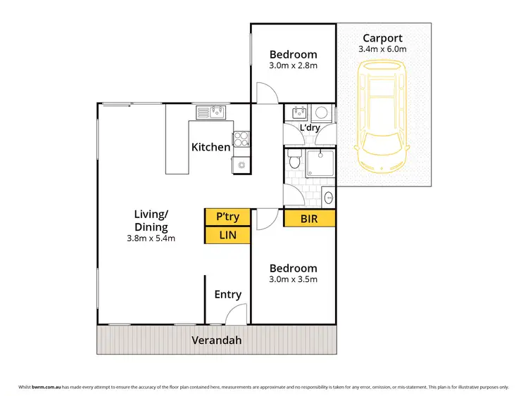 Floorplan of Homely unit listing, 26 Stonehaven Rd, Norlane VIC 3214