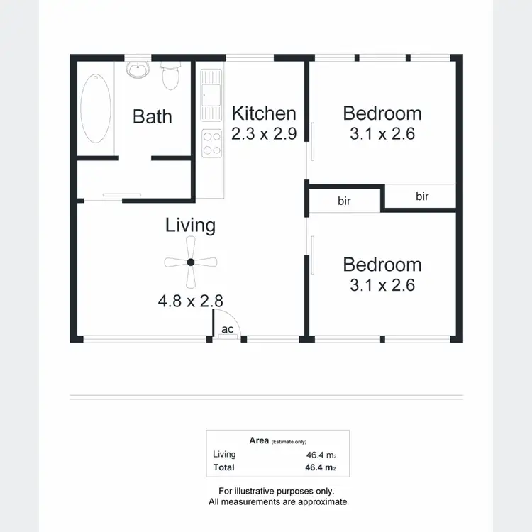 Floorplan of Homely unit listing, 7/62 Seaview Road, West Beach SA 5024
