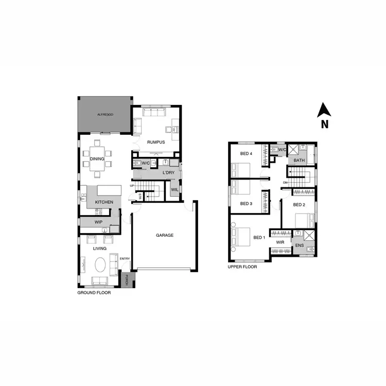 Floorplan of Homely house listing, 18 Keith Waller Rise, Casey ACT 2913