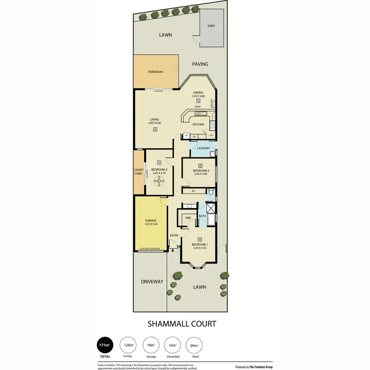 Floorplan of Homely villa listing, 2 Shammall Court, Greenwith SA 5125