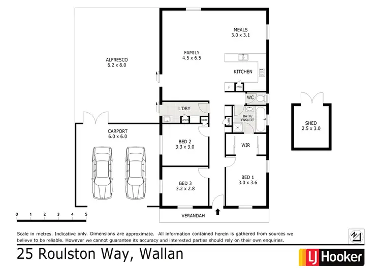 Floorplan of Homely house listing, 25 Roulston Way, Wallan VIC 3756