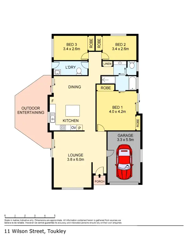 Floorplan of Homely house listing, 11A Wilson Street, Toukley NSW 2263