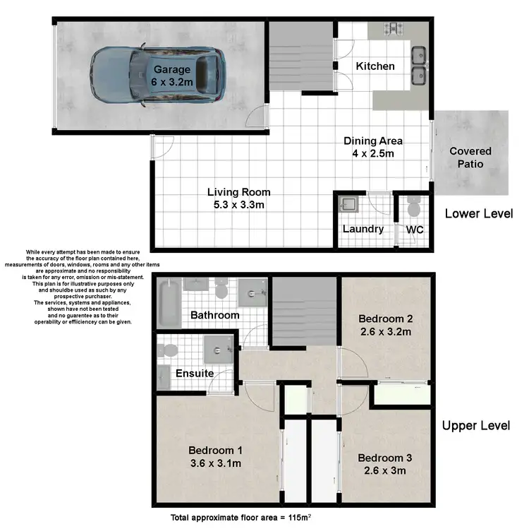 Floorplan of Homely townhouse listing, 69/37 Sophie Place, Doolandella QLD 4077