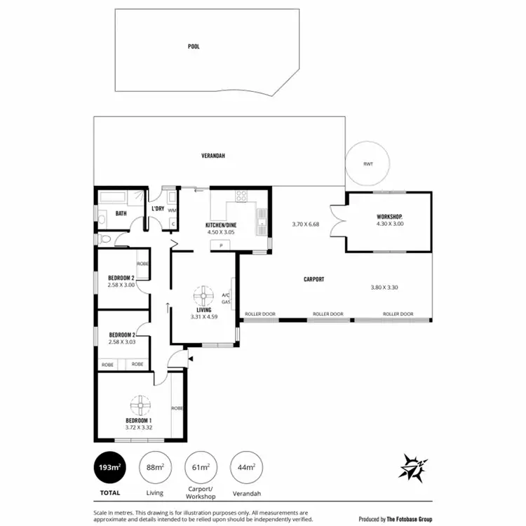 Floorplan of Homely house listing, 13 Aberdeen Crescent, Brahma Lodge SA 5109