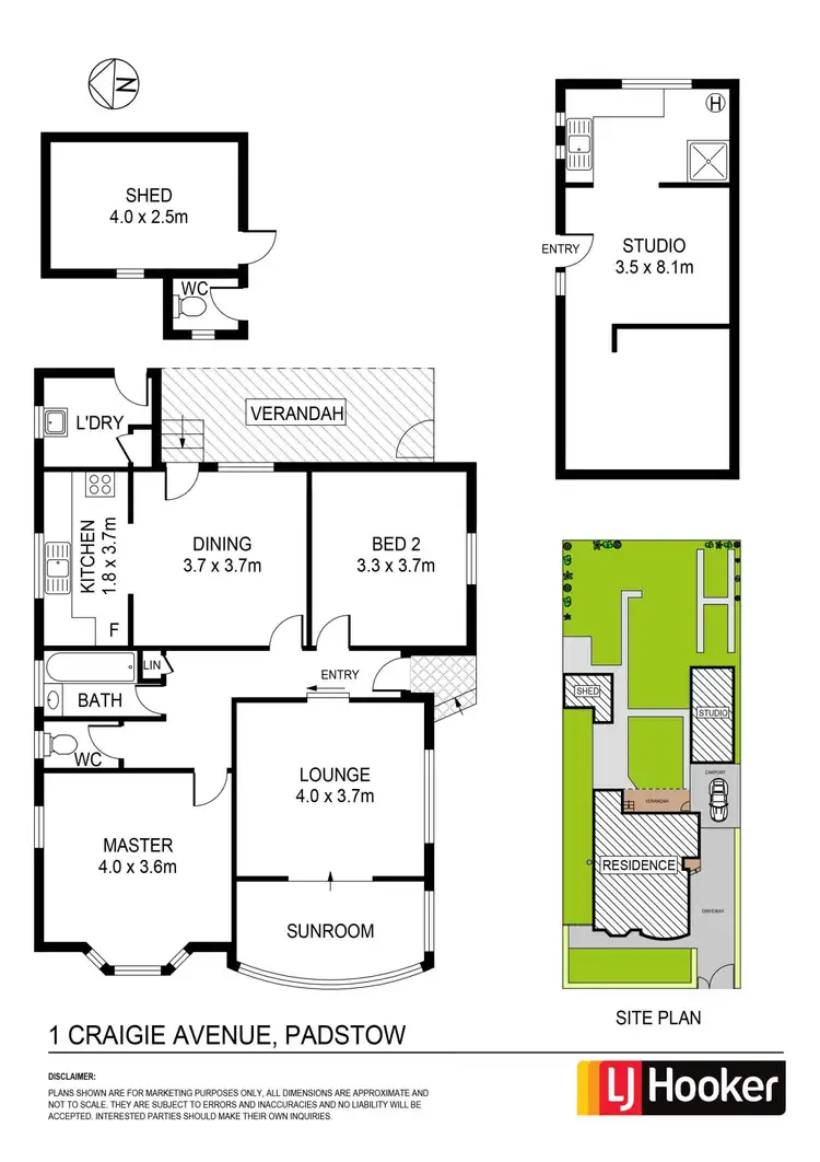 Floorplan of Homely house listing, 1 Craigie Avenue, Padstow NSW 2211
