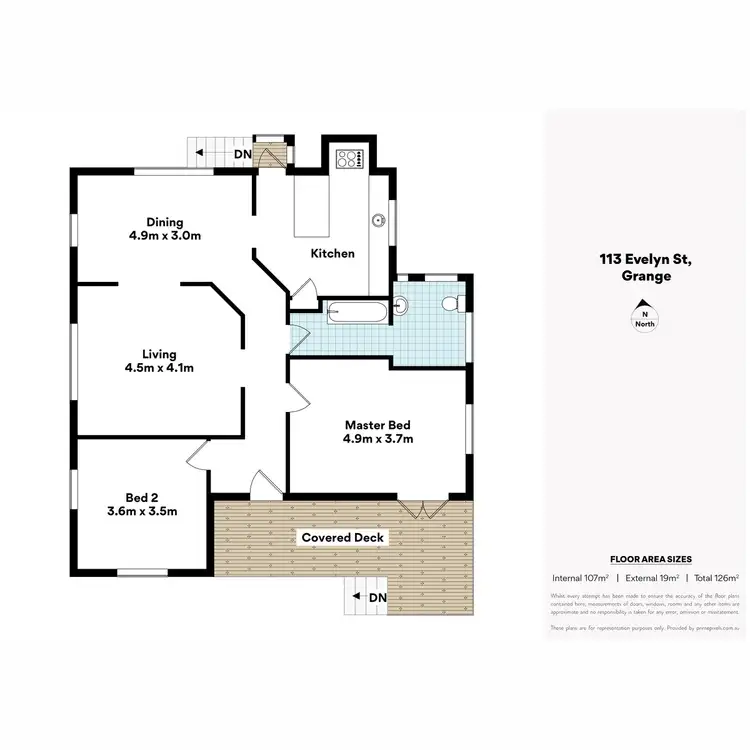Floorplan of Homely house listing, 113 Evelyn Street, Grange QLD 4051