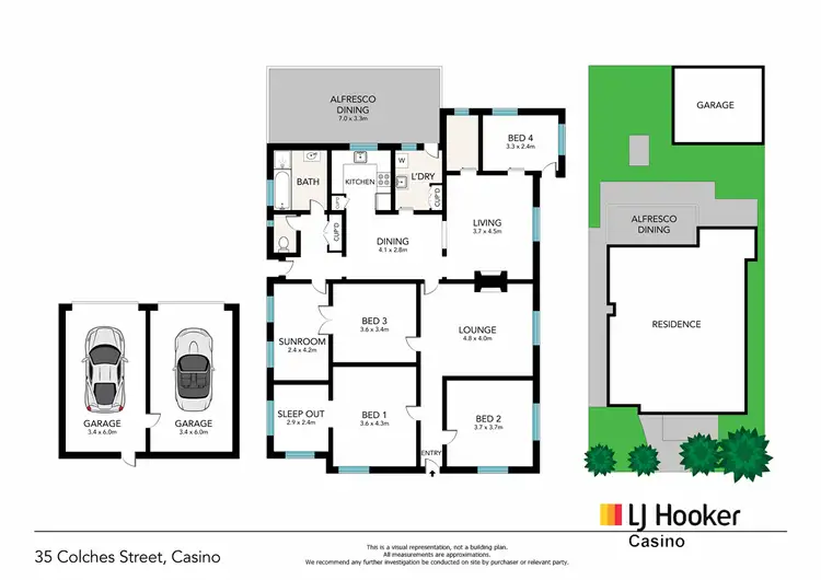 Floorplan of Homely house listing, 35 Colches Street, Casino NSW 2470