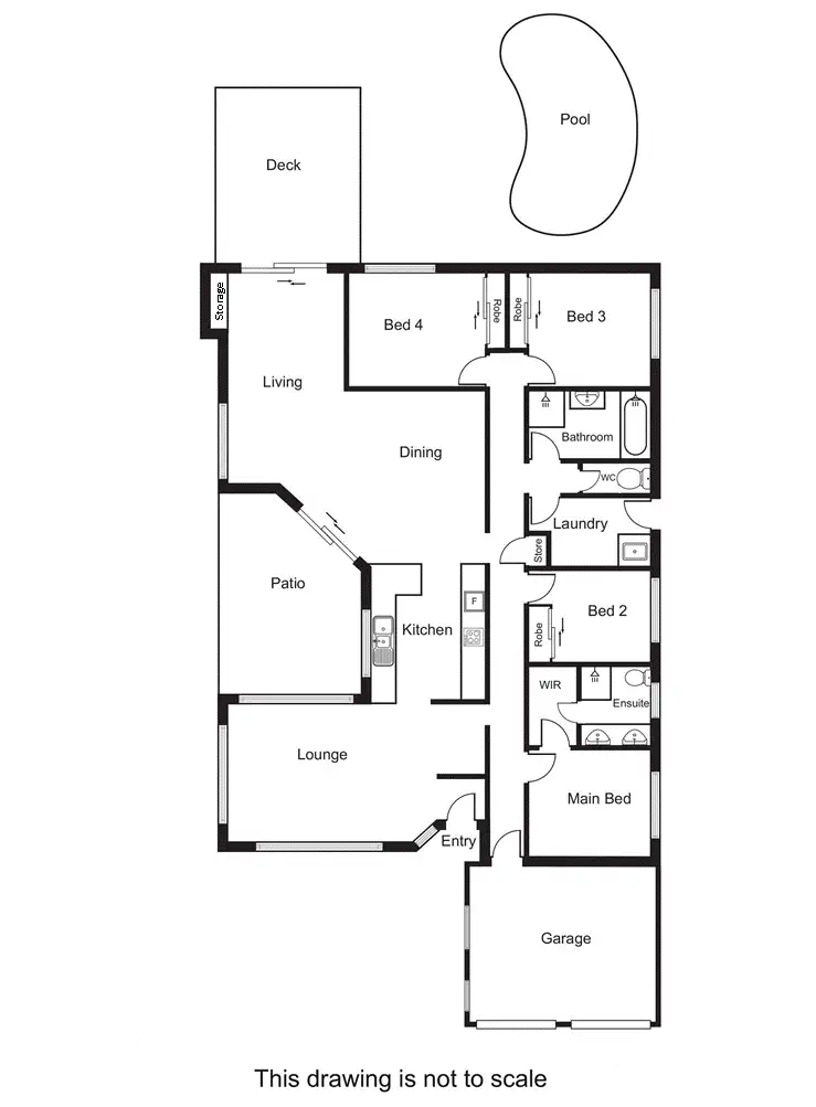 Floorplan of Homely house listing, 8 McAlpine Close, Brinsmead QLD 4870