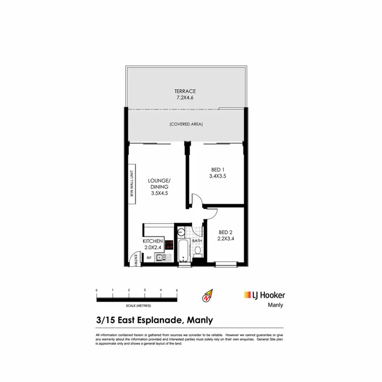 Floorplan of Homely apartment listing, 3/15 East Esplanade, Manly NSW 2095