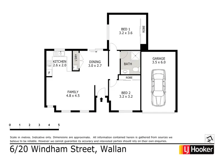 Floorplan of Homely house listing, Unit 6/20 Windham Street, Wallan VIC 3756