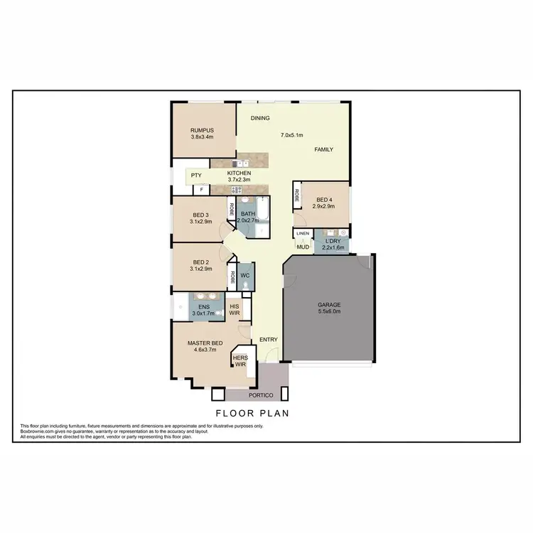 Floorplan of Homely house listing, 6 Eastwood Street, Wollert VIC 3750