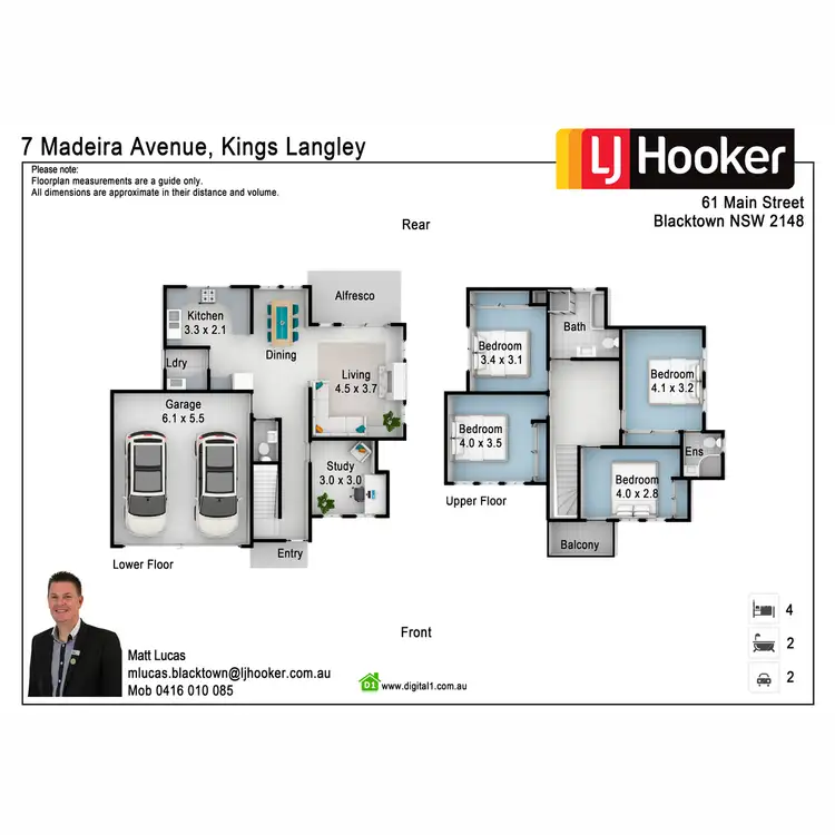 Floorplan of Homely house listing, 7 Madeira Avenue, Kings Langley NSW 2147