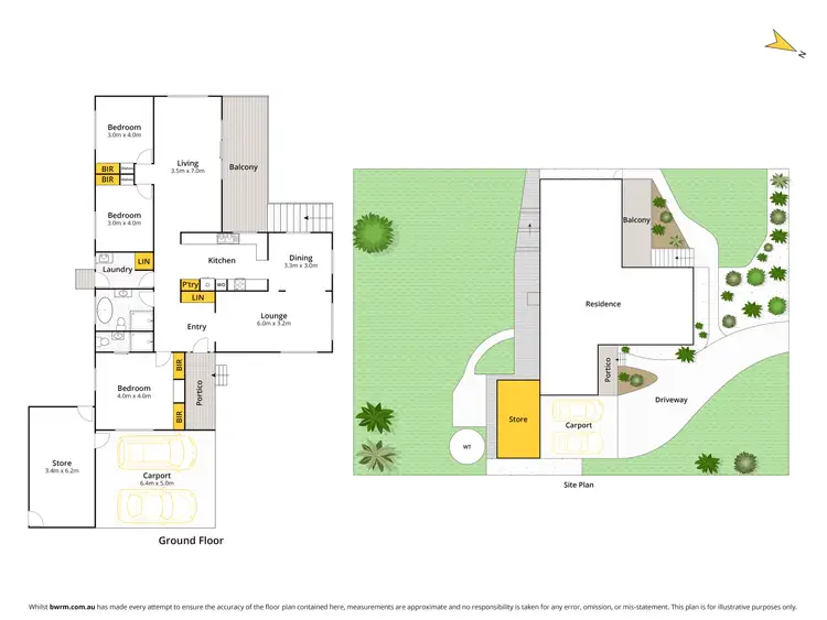 Floorplan of Homely house listing, 6 Taronga Court, Clifton Springs VIC 3222